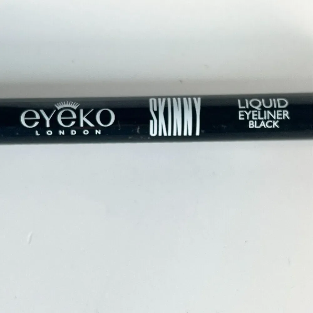 Eyeko Skinny Liquid Eyeliner Pitch Black Felt Tip Smudge Proof .07oz 2g New